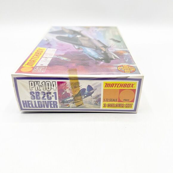 Vintage Matchbox Curtiss Helldiver Model Kit 1:72 PK-104 SB2C-1  1973 SEALED - Picture 4 of 7
